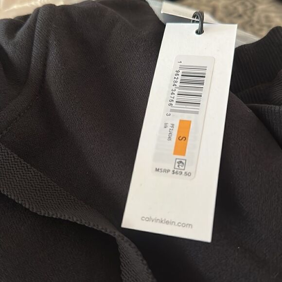 Calvin Klein Performance Women's Eco Fleece Hoodie NEW with tags Black - Picture 3 of 5